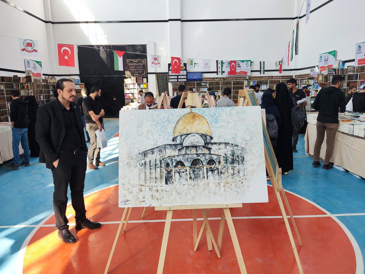 uinonmediasy's tweet photo. صور من افتتاح معرض أعزاز الرابع للكتاب

المنظمون 
#اتحاد_الناشرين_الأحرار

الراعي الرسمي 
#اتحاد_الإعلاميين_السوريين
#المجلس_المحلي_في_مدينة_أعزاز https://t.co/V5QV8CczL8