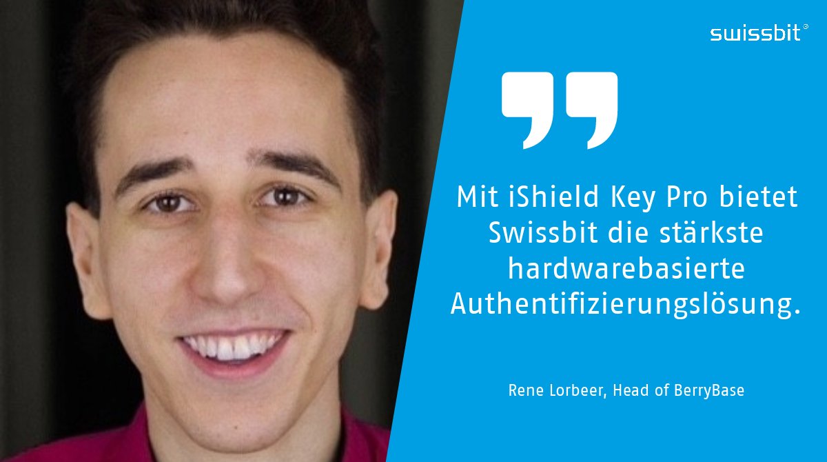 Swissbit AG (@swissbit_ag) on Twitter photo “Mit iShield Key Pro bietet Swissbit die stärkste hardwarebasierte Authentifizierungslösung”, erklärt Rene Lorbeer, Head of BerryBase.
Weitere Infos zum Nachlesen: swissbit.com/de/produkte/is…
#FIDO #MFA #iShield “Mit iShield Key Pro bietet Swissbit die stärkste hardwarebasierte Authentifizierungslösung”, erklärt Rene Lorbeer, Head of BerryBase.
Weitere Infos zum Nachlesen: swissbit.com/de/produkte/is…
#FIDO #MFA #iShield