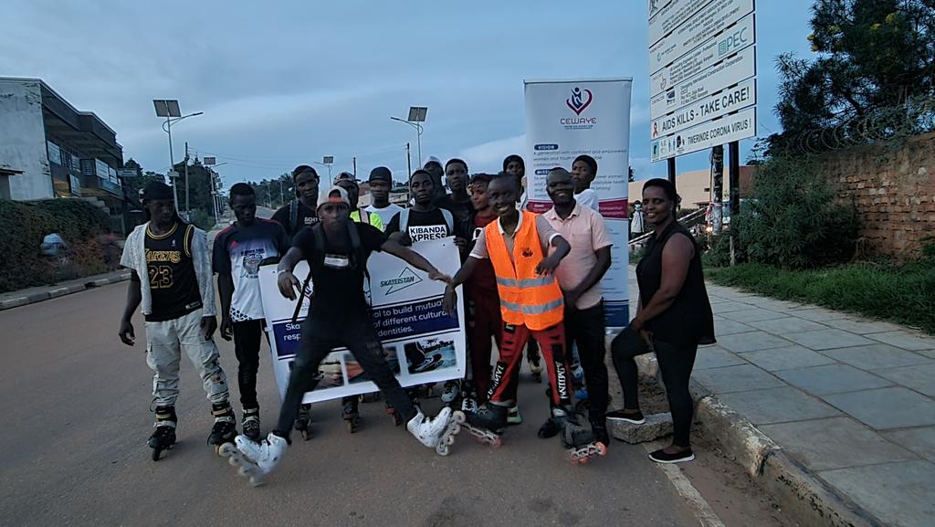 Today we trained youth in South western Uganda in Skateboarding. Participants will use skateboarding  as a tool  for peace promotion but also use it to address their mental health needs. Thanks to Pushing against Racism Fundby @Goodpush  for support.