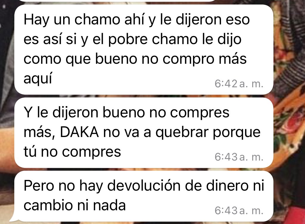 PableOstos's tweet photo. #CiudadGuayana | Un amigo compró un televisor en .@tiendasdaka y resulta que el equipo NO sirve, la respuesta de la tienda fue👇🏻

¿Quién pone control en esto? 
.@TarekWiliamSaab https://t.co/JjnkNbnXH4