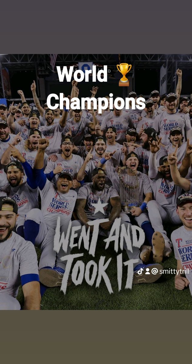 #TexasRangers We did it!