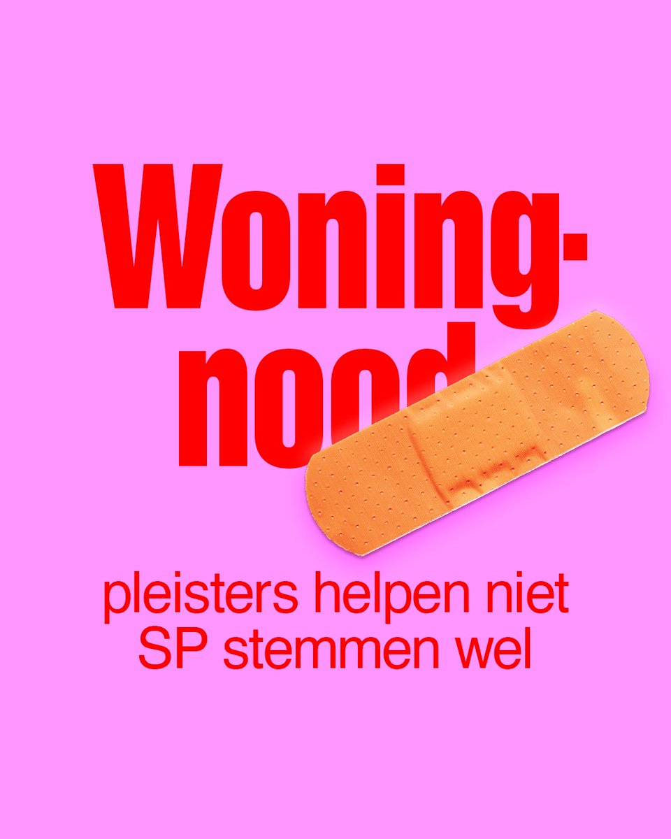 SPnl's tweet photo. 📰NOS: 'Helft woningzoekenden ervaart problemen'

Pak de wooncrisis nu aan:
1️⃣De huren komende jaren niet verhogen maar verlagen.
2️⃣Huisjesmelkers en speculanten aanpakken met een woonplicht.
3️⃣Een landelijke aanpak van leegstaande panden.

Lees hier meer:
https://t.co/ZKMjHm46pk https://t.co/KpfM6L5kmV
