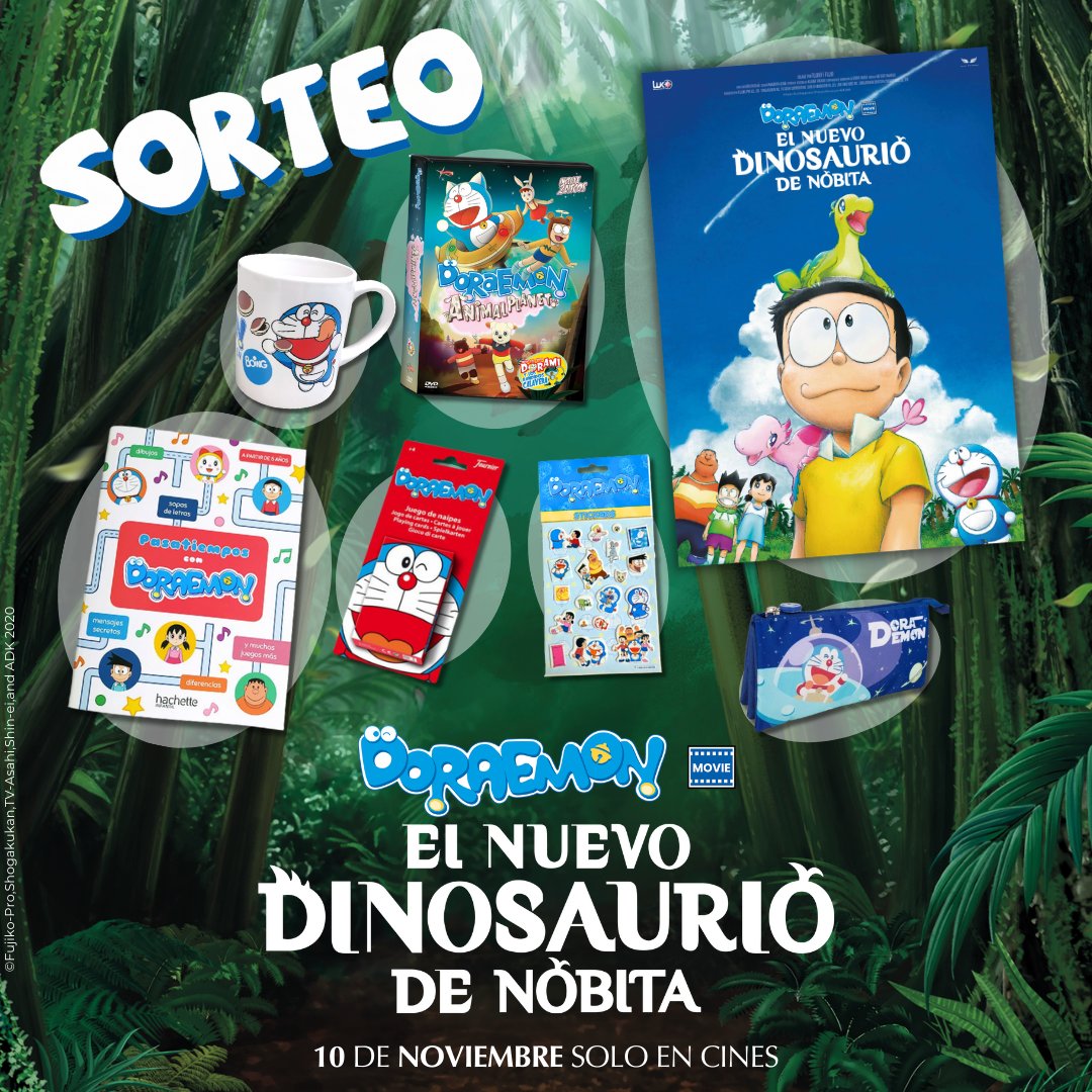 SORTEO! 🍀
Por el estreno de la nueva peli de Doraemon! 💙🎉
Llévate todo este pack participando así:
💙 Síguenos a <a href="/frikileria/">La Frikileria</a> y a <a href="/doraemon_es_/">Doraemon España</a> 
💙 RT 
💙 Comenta con #FrikileriaDoraemon 

Resultados el día 10 en lafrikileria.com/sorteos 🍀