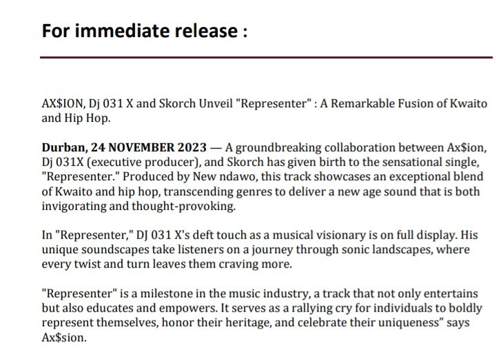 Palmtree_axsion's tweet image. PSA‼️
Just letting you know #REPRESENTER BY @palmtree_axsion &amp;amp; @x03rd1 features @skorchsupernova can't wait for y'all to vibe to this tune 😎 coming soon 💯

Location : @evolutionstudiosdbn 

Photography : @veevovisualssa_ 📸

Styling: @mluh_mpanza