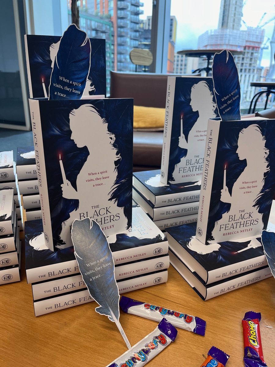 When a spirit visits, they leave a trace... This spooky season we have been celebrating #TheBlackFeathers by @Rebecca_Netley at Penguin HQ. Simply retweet to be in with the chance to win 1 of 10 books we have to giveaway (UK only - winners will be contacted on 06.11) 🕯 📚