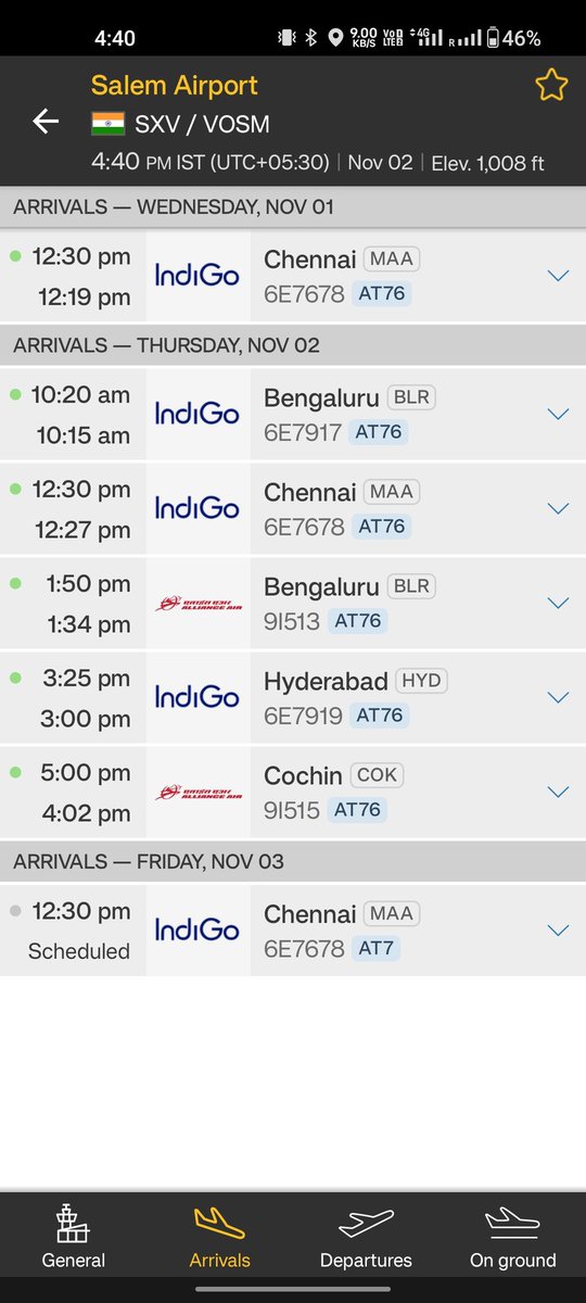 Manimv10's tweet photo. @SalemAirport @AAI_Official @AAIRHQSR @MoCA_GoI https://t.co/WkrdgXujLt