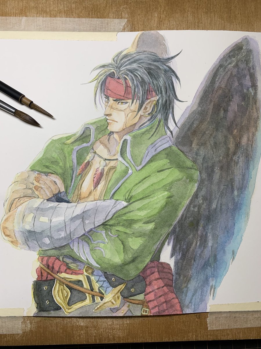 筆置いてるのが無加工。加工無い方がいいかもしれん。