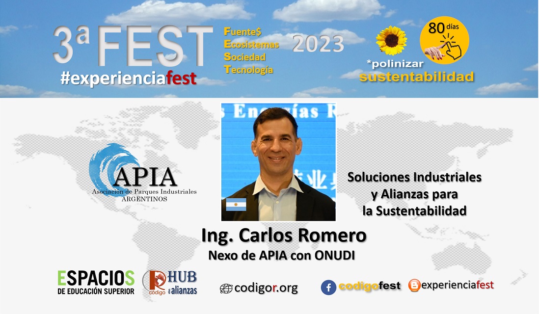 mcopes1's tweet photo. Soluciones Industriales y Alianzas para la Sustentabilidad, en la 3a FEST, aporte del Ing. Carlos Romero (Argentina) https://t.co/g8sfLcT5Di https://t.co/r3EnejxyqP