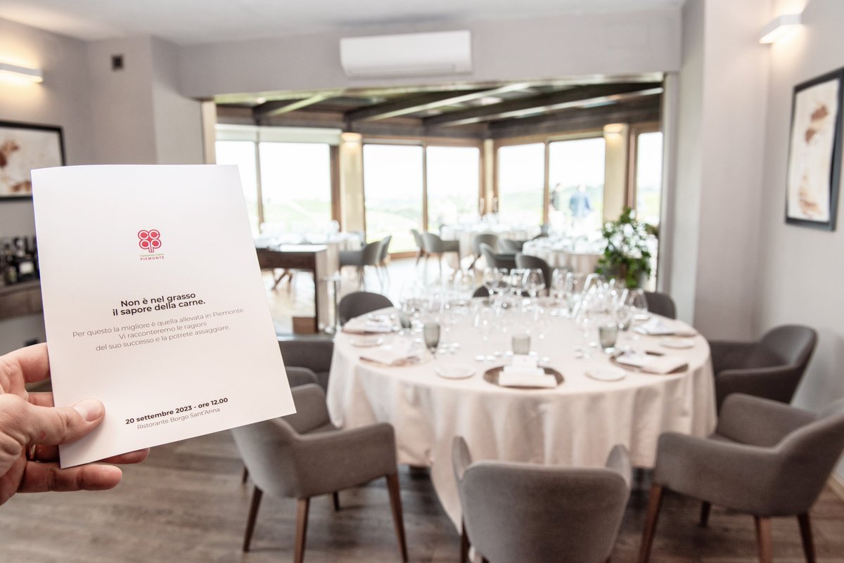 BlulabNet's tweet image. Il 20 settembre è andato in scena presso il Ristorante Borgo Sant'Anna a Monforte d'Alba "Non è nel grasso il sapore della carne", un incontro promosso dal Consorzio Carni Qualità Piemonte e organizzato da Blulab.

Scopri di più sul nostro Magazine: bit.ly/3u44zAV