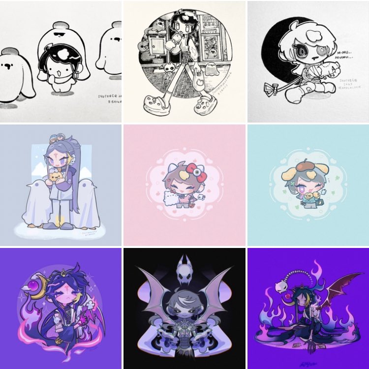 [👻🎃recap]

Wish I can finish more Halloween art but I am too tiredddd it's a fun month tho c:

Pretty happy about some of them hehe
Ty for all the comms🥺and Shutober POG! 