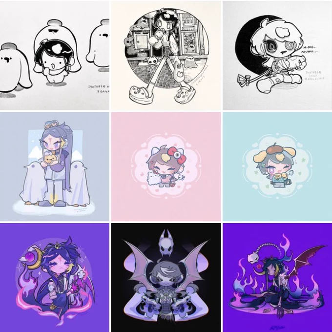 [👻🎃recap]

Wish I can finish more Halloween art but I am too tiredddd it's a fun month tho c:

Pretty happy about some of them hehe
Ty for all the comms🥺and Shutober POG! 