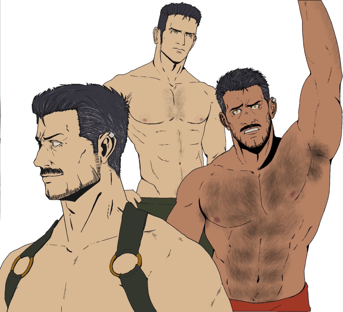 ButcherDoStuff's tweet image. Yesterday was a holiday so I got to draw a bit