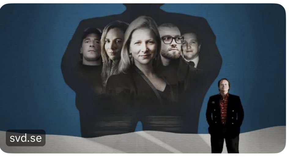 Är nominerad till Stora journalistpriset för Dynastin, tillsammans med briljanta <a href="/hugolavett/">Hugo Lavett</a> <a href="/JanAlmgren/">Jan Almgren</a> och <a href="/adamsvanell/">Adam Svanell</a>! I kategorin årets berättare. Så stolt och glad!!