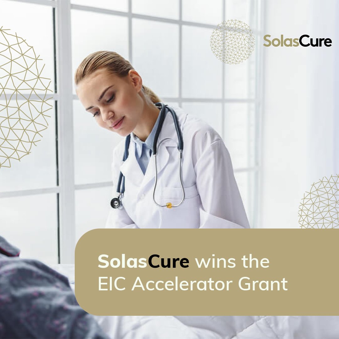 NEWS: SolasCure is delighted to announce that it has been selected to receive the European Innovation Council’s <a href="/EUeic/">European Innovation Council</a> Accelerator Grant to continue development of its innovative wound care technology.

Read more: bit.ly/3FGZLnH

#woundcare #chronicwounds #EIC