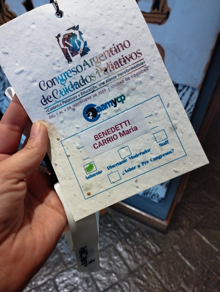 Maria_Bene86's tweet photo. XI Congreso Argentino de Cuidados Paliativos. Con @DanielF09555762 . Gracias a @AAMYCP por compartir el conocimiento https://t.co/pGlNxRueOr