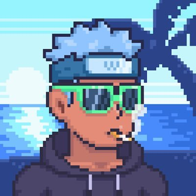 Krumil_btc's tweet photo. 🧑💨💙 Take a look at this stylish guy! With a blue headband and blue hair, he brings a colorful touch to his look. The smoking cigarette gives him a touch of mystery and intrigue. 🔥🌟 https://t.co/2qvbiYh2rm
