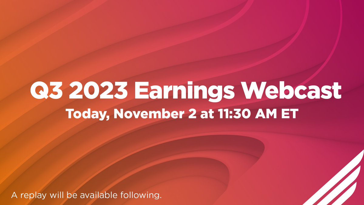 Today we reported third quarter 2023 financial results. Read more about our updates and tune in live to the webcast today at 11:30 AM ET to hear from our leadership: ow.ly/fVBu50Q3p74 $IONS