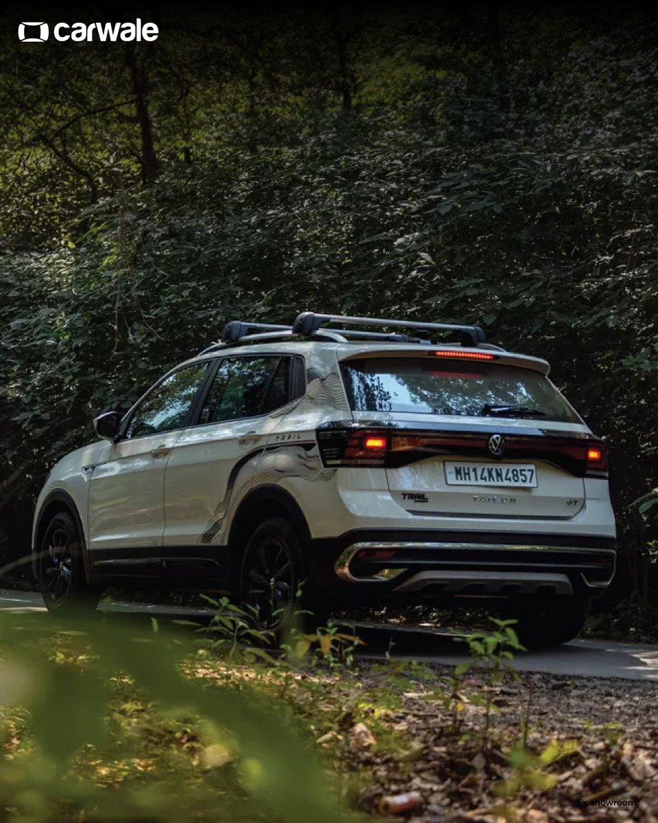 CarWale's tweet photo. #VolkswagenIndia has launched the new #GTEdgeTrailEdition of the #Taigun #SUV at a starting price of Rs. 16.30 lakh (ex-showroom). The deliveries of the new special edition of the Taigun are set to begin in December 2023.
#Volkswagen #VolkswagenTaigun #TrailEdition #CWLaunch https://t.co/Db6ixhhLOK