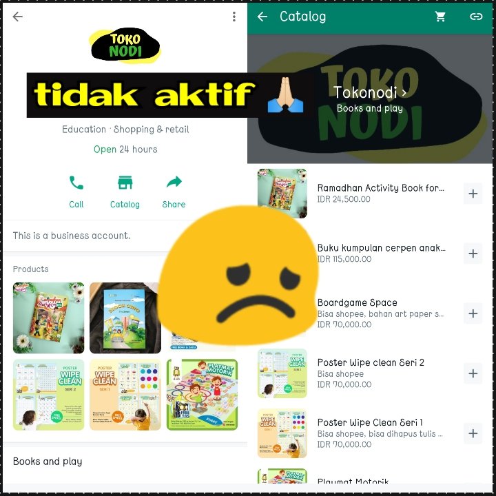 toko_nodi's tweet photo. Hello! 
Unfortunately, our WhatsApp number cannot be reactivated, so for the time being, if there are things you'd like to communicate, pls ask from direct message (DM) or mentions/replies. 🙏🏻 Thank you. https://t.co/dXJQySrwgD