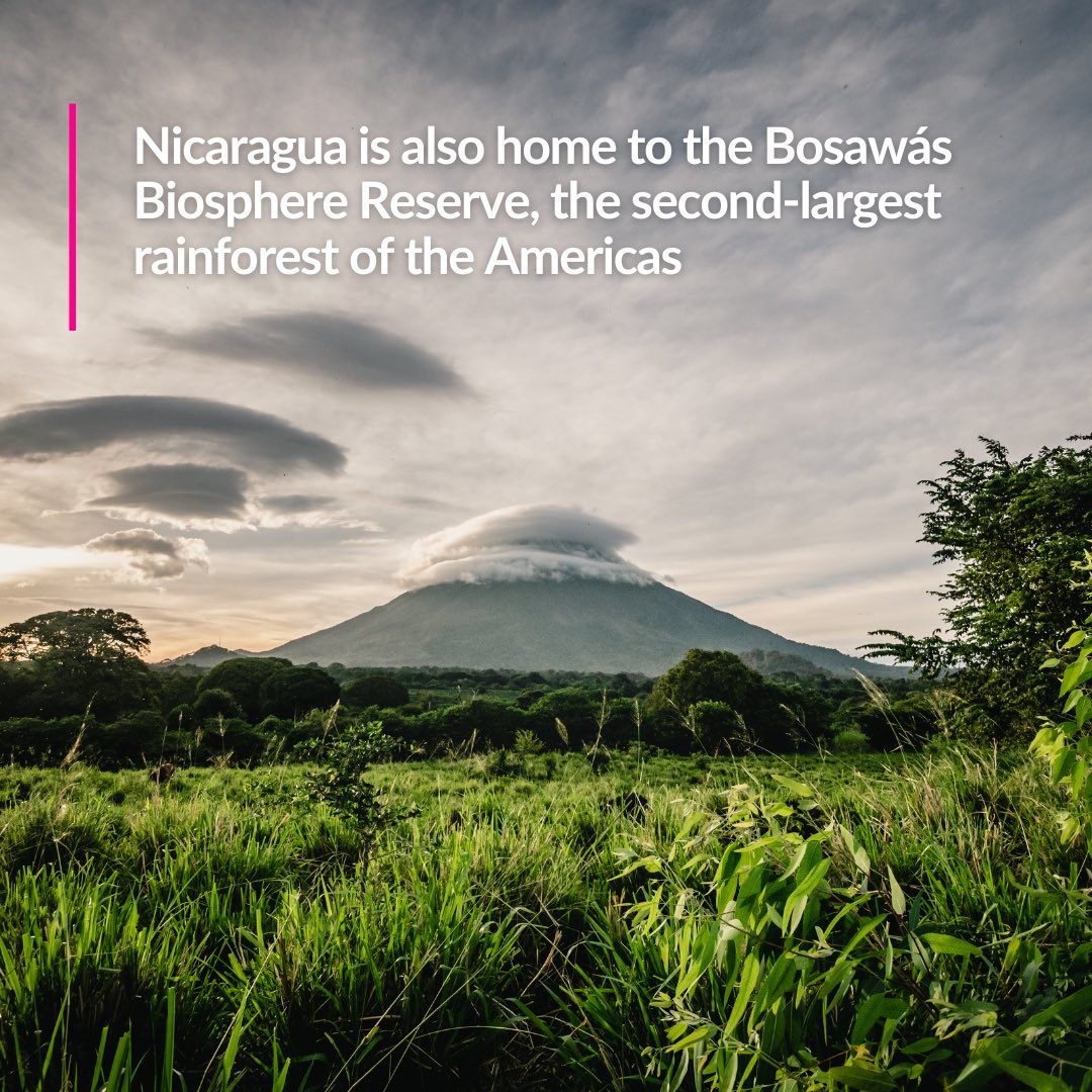 VisitWorld_'s tweet photo. How do you like these facts about Nicaragua? Would you like to visit this country? ✈️ #visitworld https://t.co/5AHZWraIgv