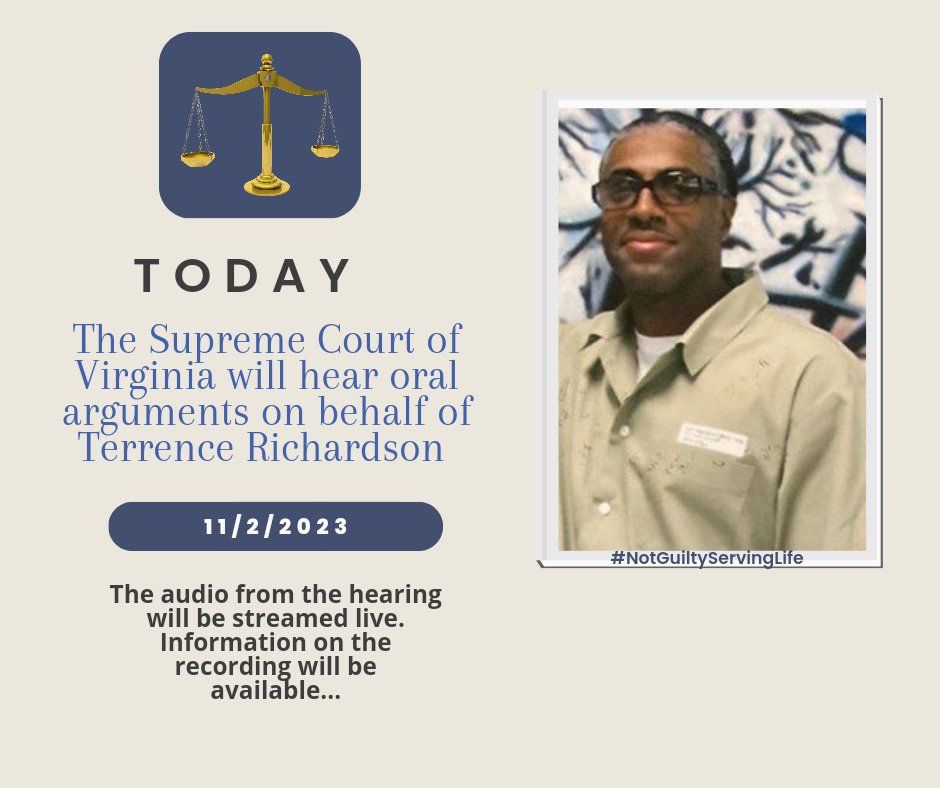 COURT DAY‼️ Please keep the legal team, the men, and their families in prayer. Pray for the judges to easily see & acknowledge the wrong done. That they are compelled to help & free Terrence (then subsequently Ferrone). #NotGuiltyServingLife #JusticeForTerrenceAndFerrone