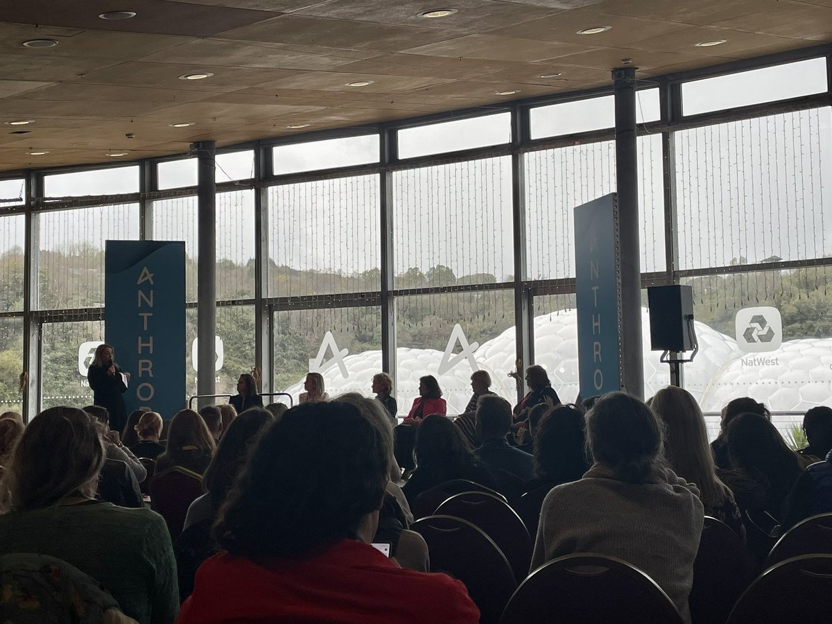 "For a sustainable, prosperous organisation &amp; country, we need diversity in leadership. Women in senior roles needs to stop being a novelty".   Interesting session on The Future of Female Leadership at @anthropy -all thoughts apply  to disability leadership (or lack thereof...)