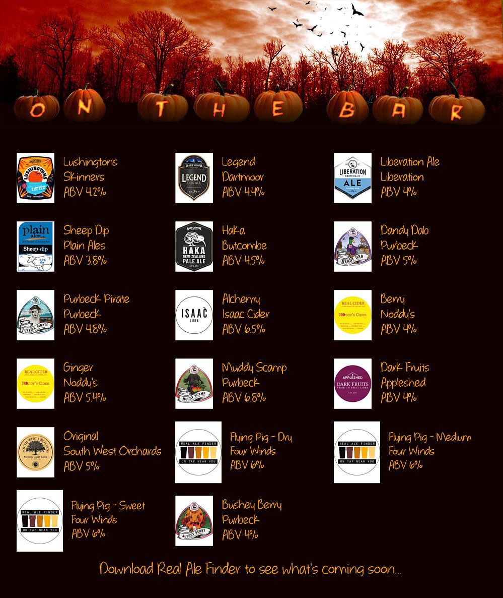 The Belvedere (@thebelvedere2) on Twitter photo On the bar today!
Beer Board: bit.ly/2ANIsjr
<a href="/Skinnersbrewery/">Skinners Brewery</a> <a href="/DartmoorBrewery/">𝗗𝗔𝗥𝗧𝗠𝗢𝗢𝗥 𝗕𝗥𝗘𝗪𝗘𝗥𝗬</a> <a href="/LibBrewery/">Liberation Brewery</a> <a href="/PlainAles/">Plain Ales</a> <a href="/ButcombeBrewery/">Butcombe Brewing Co.</a> <a href="/PurbeckBrewery/">Purbeck Brewery</a> #NoddysCider <a href="/appleshedcider/">Appleshed Cider</a> <a href="/sworchards/">South West Orchards</a>
#RealAleFinder On the bar today!
Beer Board: bit.ly/2ANIsjr
<a href="/Skinnersbrewery/">Skinners Brewery</a> <a href="/DartmoorBrewery/">𝗗𝗔𝗥𝗧𝗠𝗢𝗢𝗥 𝗕𝗥𝗘𝗪𝗘𝗥𝗬</a> <a href="/LibBrewery/">Liberation Brewery</a> <a href="/PlainAles/">Plain Ales</a> <a href="/ButcombeBrewery/">Butcombe Brewing Co.</a> <a href="/PurbeckBrewery/">Purbeck Brewery</a> #NoddysCider <a href="/appleshedcider/">Appleshed Cider</a> <a href="/sworchards/">South West Orchards</a>
#RealAleFinder