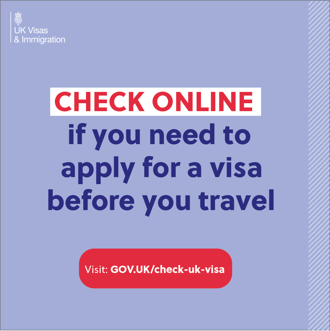 UK Visas & Immigration Official on X: Planning a visit to the UK? We  encourage you to check if you need to apply for a visa before booking any  none-refundable travel.  #