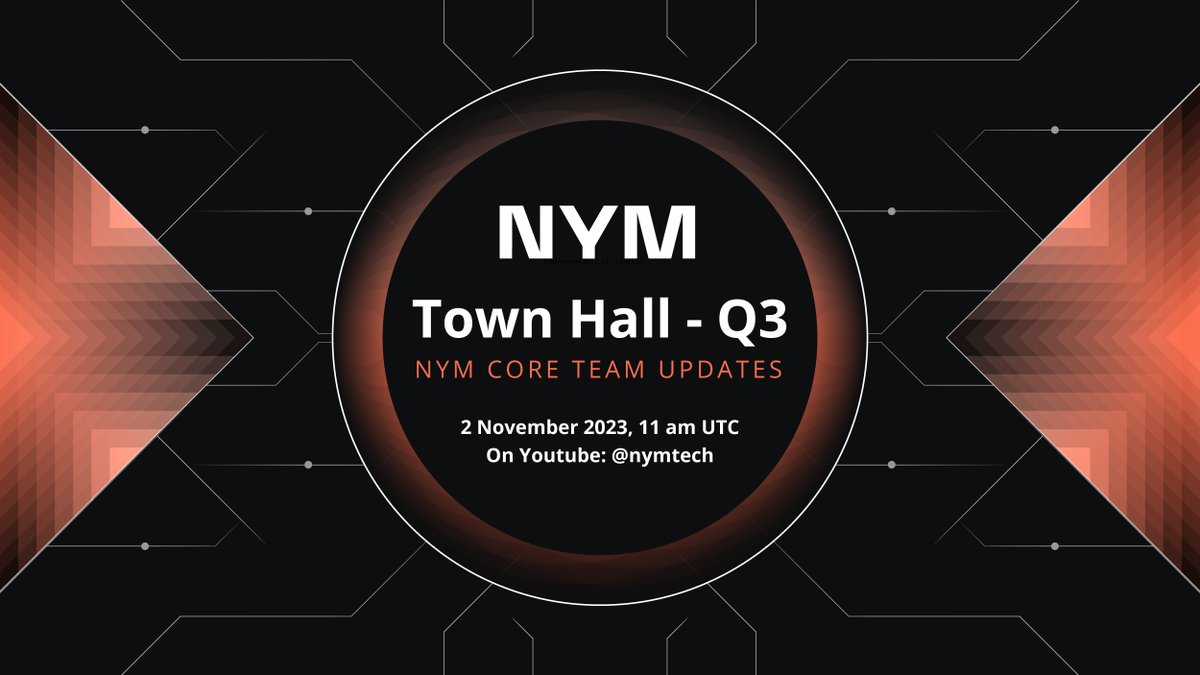 Hallo zusammen!

Entschuldigung für die technischen Probleme.

Wir starten jetzt mit einem neuen Link! Bitte, treten Sie jetzt bei!

youtube.com/watch?v=f8_ueR…

<a href="/nymproject/">Nym</a> #ShipyardAkademie