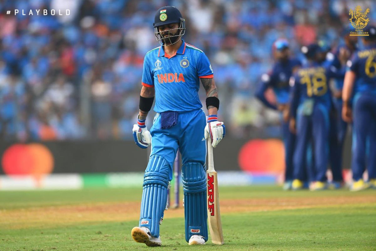 Chin up King! 👑 

You were 🔝 tier once again and you've set us up well for a big score. 🫶

#PlayBold #INDvSL #CWC23 #TeamIndia <a href="/imVkohli/">Virat Kohli</a>