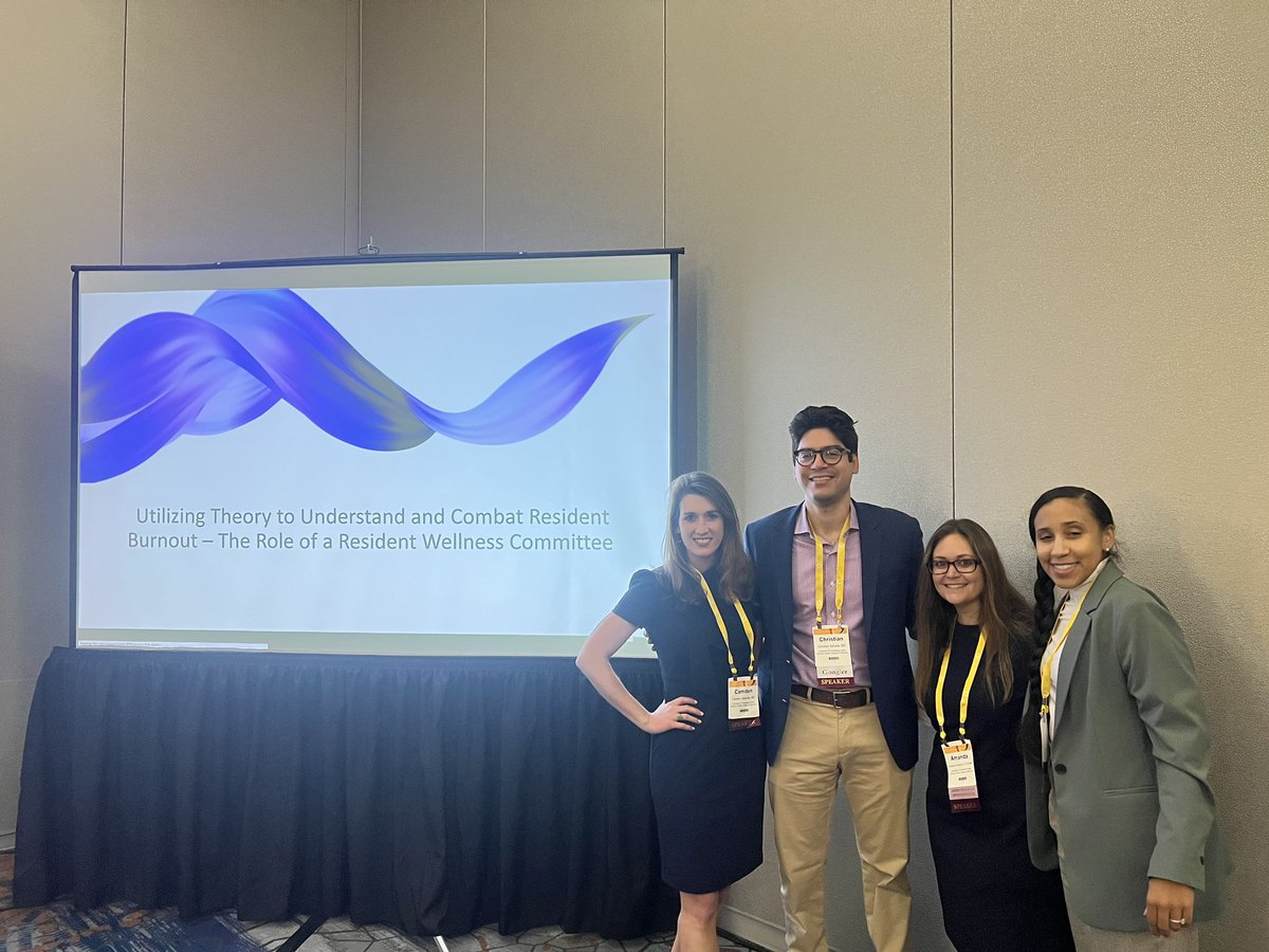 DesireeBRMD's tweet photo. October has been a whirlwind of conferences! Staring off with a presentation for #fallapdim with the @UTHSC_Medicine well being champions during #fallapdim on using theory to combat physician burnout and it was #residentwellness #wellnessdreamteam @UTHSCMedPeds @uthsc https://t.co/fnGByEV92b