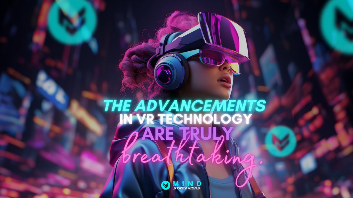 Dive into the future of the #Metaverse! 🚀 The advancements in #VR technology are truly breathtaking. With increasingly realistic VR headsets and hardware, we can immerse ourselves in virtual worlds that are hardly distinguishable from the real world. #mindstreamers #mindset