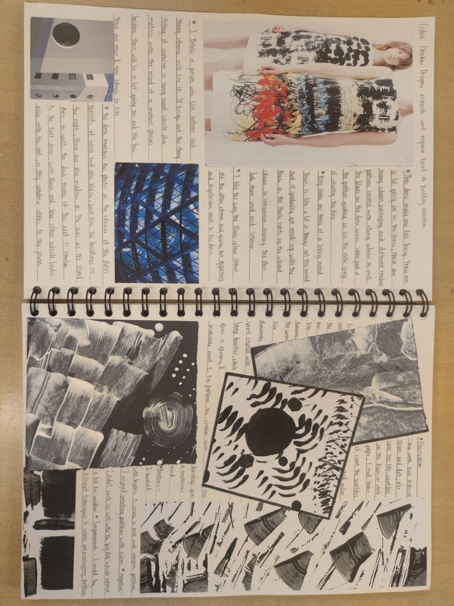 GumleyHouse's tweet photo. Take a look at our Year 9 students' brilliant sketchbooks. Their creativity is bursting at the seams! #GumleyGirls #CreativeArts https://t.co/LUtwBETop1