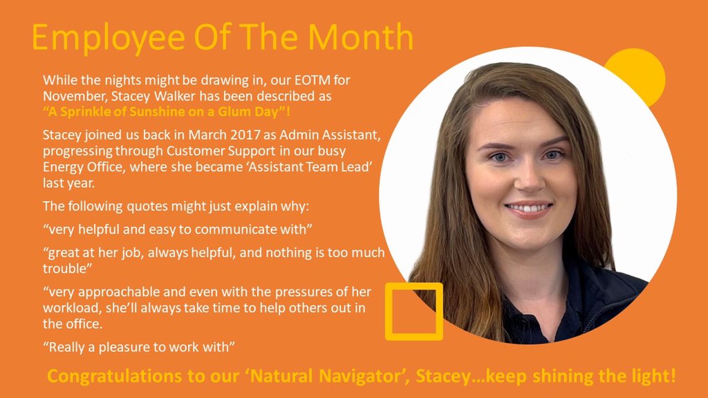 balcastimber's tweet photo. A most Autumnal #EmployeeOfTheMonth, meet pumpkin spice (and everything nice) Stacey!
#PositiveBalcasEnergy https://t.co/fUyAphl52Y