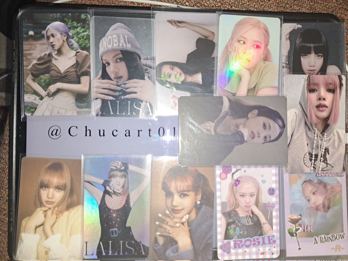 Chucart01's tweet photo. Wts lfb

Blackpink photocards

7400 set

Dm me https://t.co/xQM4kP12fl