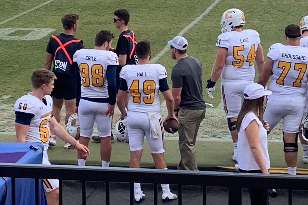 🏈The UTC Mocs 💙💛 got the W against VMI 🎉 <a href="/14_jake_hall/">Jake Hall</a>