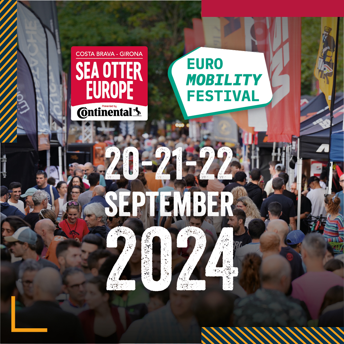 On November 29th will open the Expo Zone reservation time for the brands that were present in 2023. The commercial area will be expanded again in this 8th edition. New brands that want to be present at the festival will be able to register from February2024.
#EuroMobilityFestival