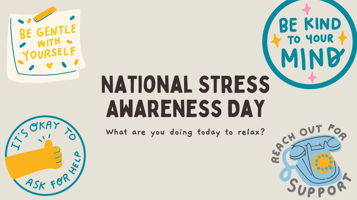 National Stress Awareness Day is a reminder that taking care of our mental health is just as important as taking care of our physical health. So, take a deep breath, prioritise self-care, and remember to ask for help if you need it.  #weloveteachers #NationalStressAwarenessDay