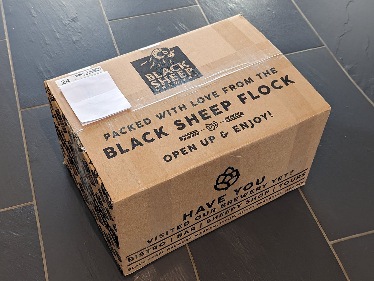 Chuffspeed's tweet image. Well Christmas is sorted! Thanks to the lovely Folks @BlackSheepBeer