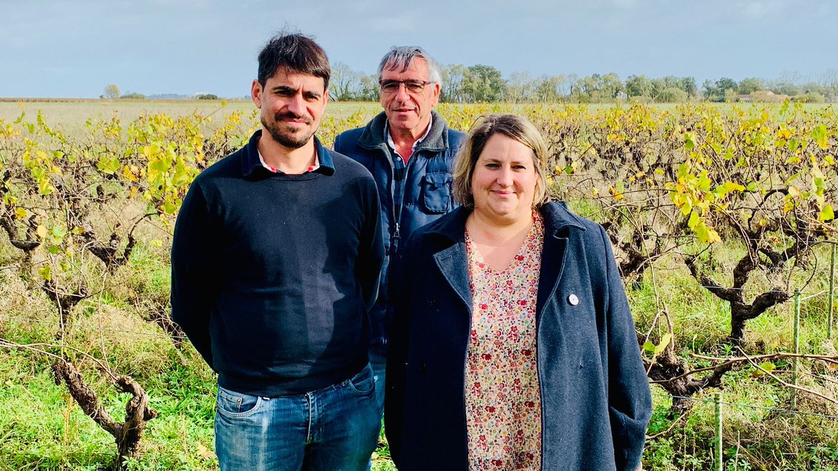 Depuis le domaine viticole Beau-Soleil de Maxime Chéneau à #Mouzillon qui est fer de lance de cette création d’IGP, j’appuie les démarches du monde paysan qui associent la qualité et la proximité.