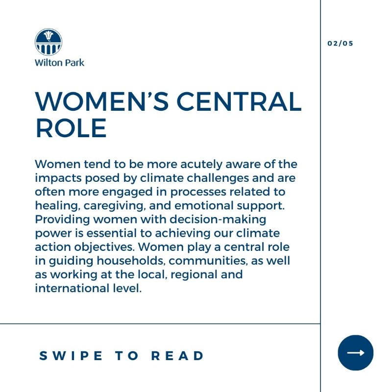 WiltonPark's tweet photo. 💬 'There was a need to redefine leadership as the leadership of listening'

🖊️ Swipe for key points from our dialogue on increasing collaboration between women leading on climate action in faith &amp; secular contexts.  ➡️

🔗 https://t.co/uNy06DOqqU
