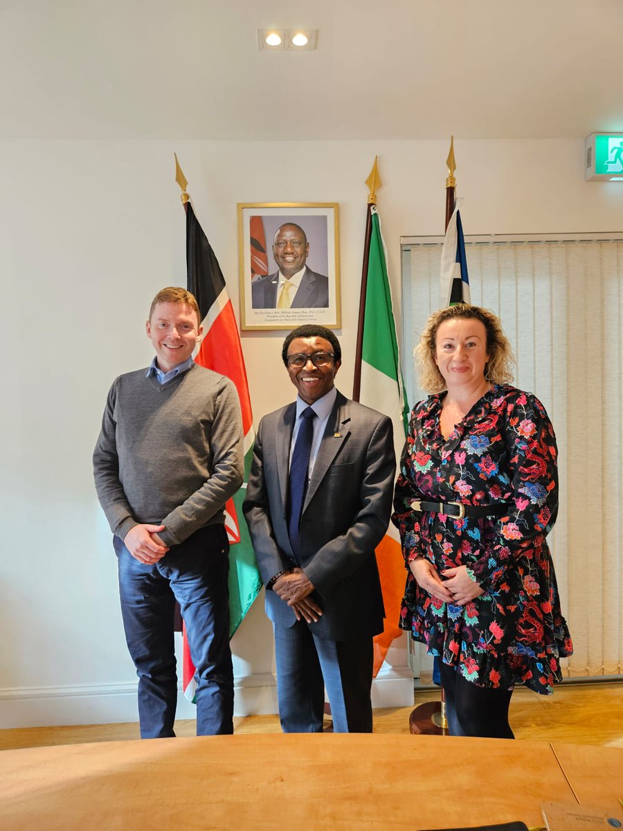 KenyaDublin's tweet photo. Amb. @MubeaMichael held a fruitful discussions regarding potential recruitment of Kenyan nurses in Ireland with Annemarie, International Recruitment Project Manager and Nial McDevitt, Director CPL Healthcare.
@MubeaMichael @Diaspora_KE https://t.co/EeVvsMCYTT