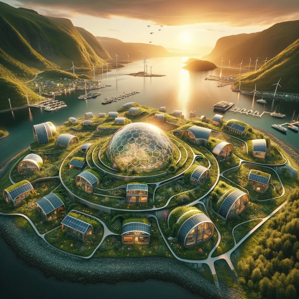 Today i am beginning to play with ChatGPT4 / DALL-E3 integration. How do you like this first one?

#solarpunk #worldbuilding