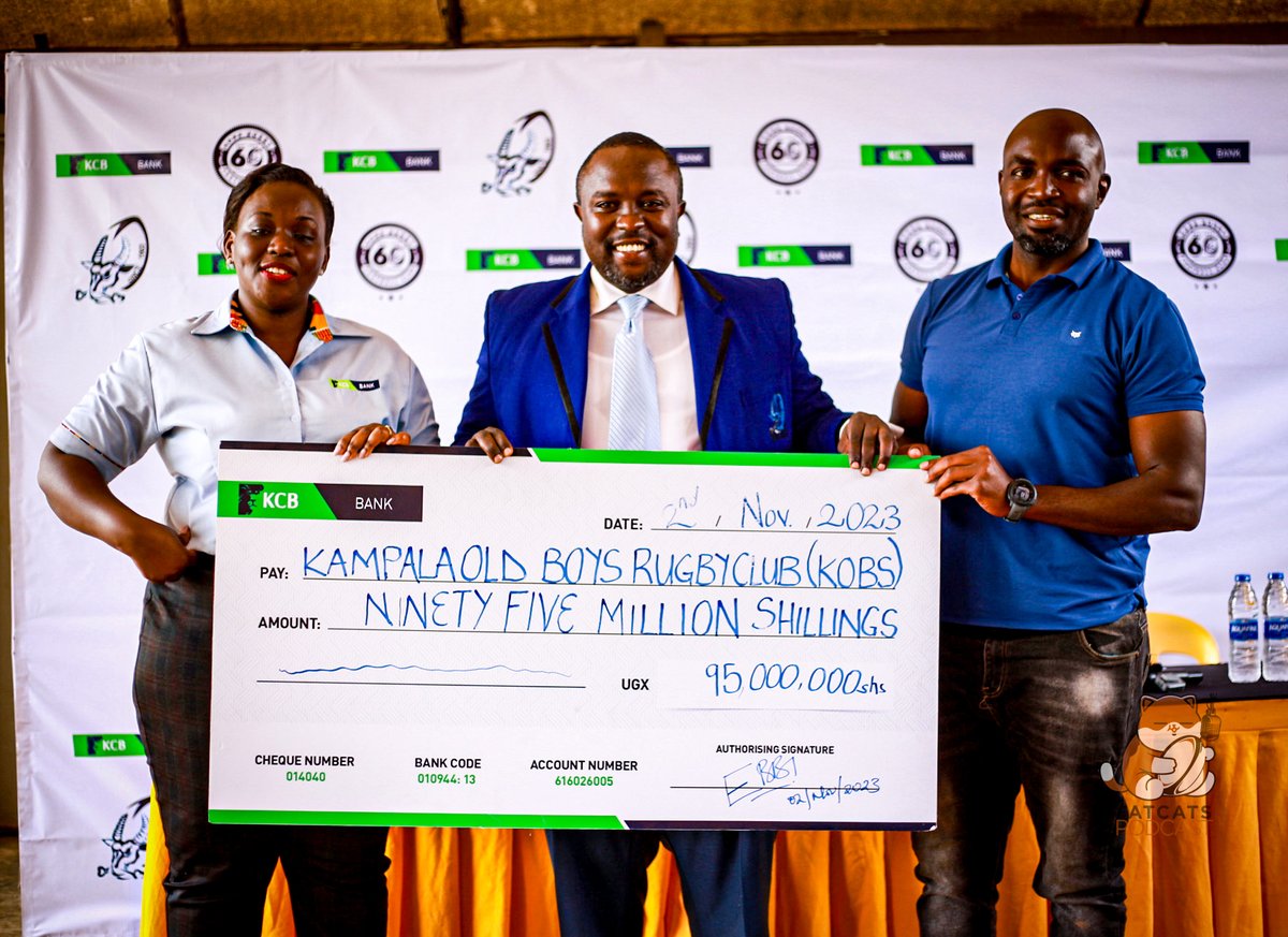 KobsrugbyUg's tweet photo. I am pleased to announce that @kcbbankug is committing shs95 million to Kobs as part of our support for the growth of the club. This partnership is a gateway to a sea of opportunities for us both.

~Mrs Diana K Ssempebwa - Head Marketing KCB~
#PoetryInMotion #BlueArmy #KCBKOBS https://t.co/RoaQjgJi2W