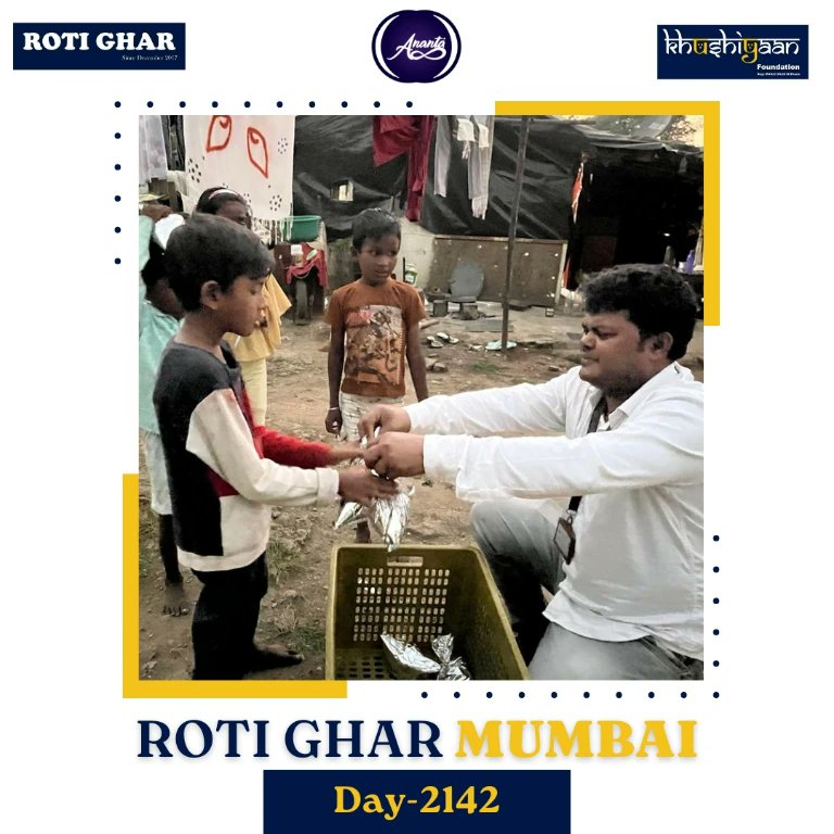 Date : 26-10-2023 Location : Delhi Valsad Bangalore Odisha Roti Ghar : Day 2142 'The highest of distinctions is service to others' Be kind to everyone and spread happiness across! . #upliftingsociety #helpingothers #feedingkids #hungerfree #Hungerfreeindia #Kidsofrotighar