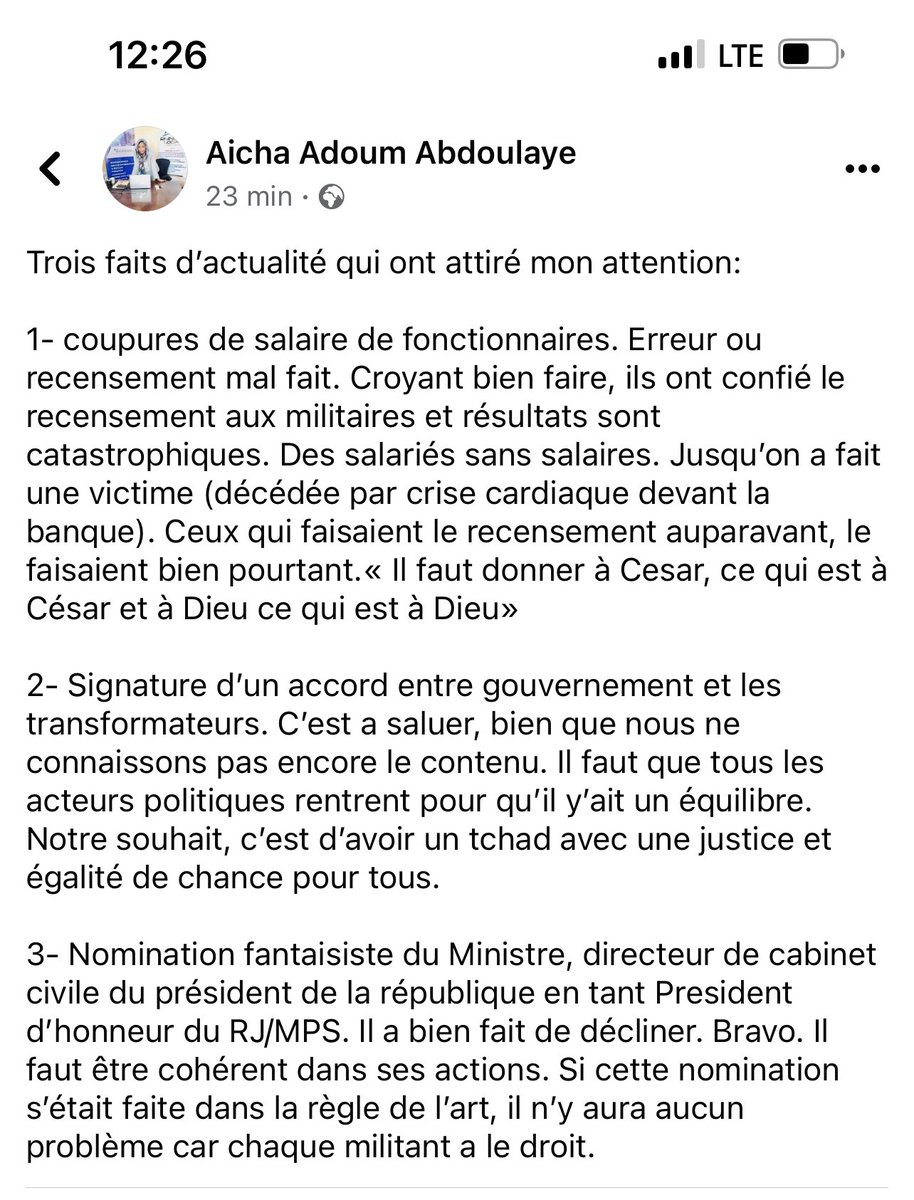 Trois faits:

1- coupures de salaire de fonctionnaires. Erreur ou recensement mal fait. 

2- Signature d’un accord gouvernement et les transformateurs. C’est a saluer.

3- Nomination fantaisiste du Ministre, directeur de cabinet civile du président de la république au RJ/MPS
