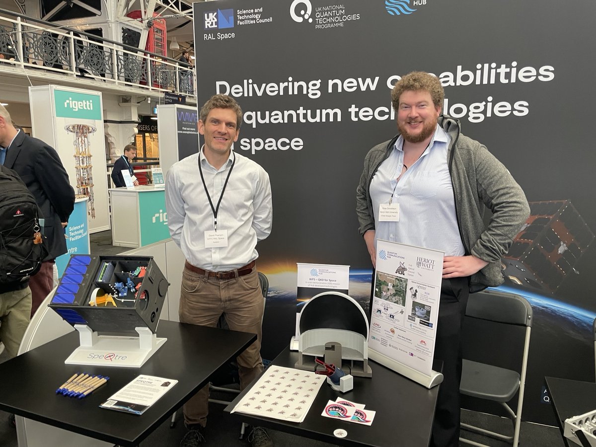 Single-Photon Group π³οΈβπβ¨π₯βοΈπ¬π°οΈ (@hwusinglephoton) on Twitter photo Come and see our quantum technologies in space exhibit at the Quantum Showcase today...
@QCommHub <a href="/HWU_Physics/">HWUPhysics</a> <a href="/EPSRC/">Engineering and Physical Sciences Research Council</a> <a href="/UKRI_News/">UK Research and Innovation</a> Come and see our quantum technologies in space exhibit at the Quantum Showcase today...
@QCommHub <a href="/HWU_Physics/">HWUPhysics</a> <a href="/EPSRC/">Engineering and Physical Sciences Research Council</a> <a href="/UKRI_News/">UK Research and Innovation</a>