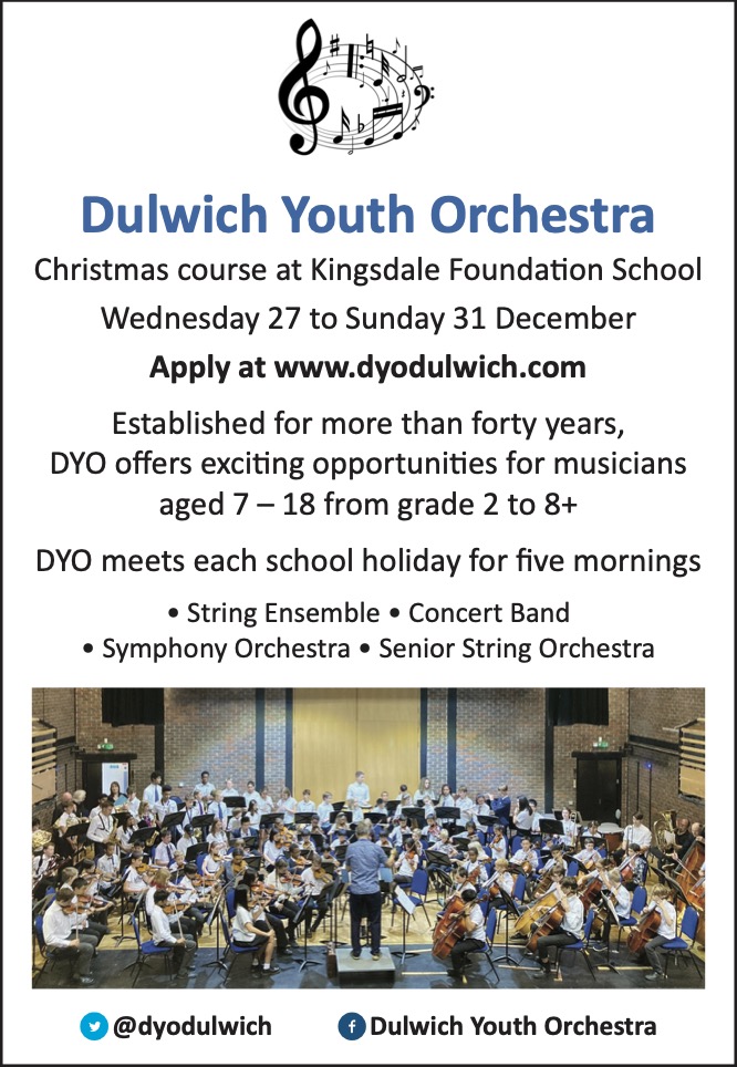 📣Christmas course bookings now open! Please spread the word to any young musicians you know in #southlondon  Exciting music-making in #Dulwich with thanks to <a href="/KingsdaleFS/">Kingsdale Foundation School</a>