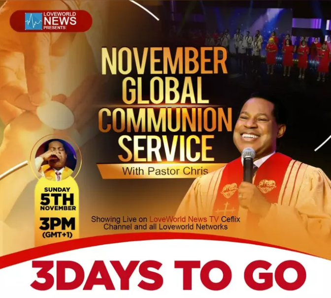 Coming soon.... #PraywithPastorChris #WordoftheMonth #GlobalCommunionService