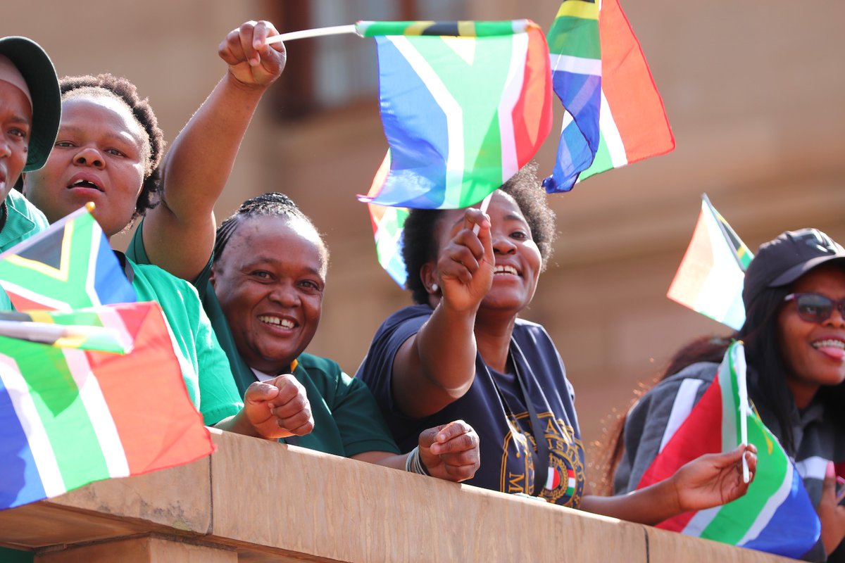 WELCOME HOME CHAMPIONS! 🇿🇦🏉

We joined thousands of 🇿🇦 at the Union Buildings to welcome the #RWC2023 Champions, the Springboks.  For many of us, this win goes beyond the World Cup. This win has energized our people and rekindled our hope as a nation.

#StrongerTogether
#GoBokke